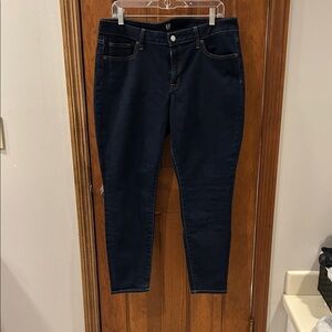 Gap Vintage Dark Blue Skinny Jeans Size 16 / 33 Short